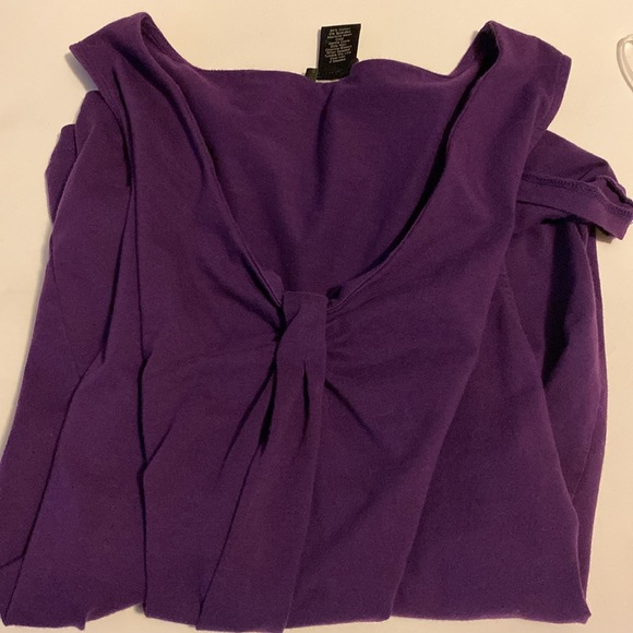 Ann Taylor Purple XL W18 L26 - Cotton/Spandex - Picture 10 of 10